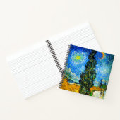 Carnet Van Gogh Road avec Cypress et Star (Intérieur)