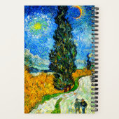 Carnet Van Gogh Road avec Cypress et Star (Verso)