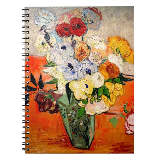 Carnet Van Gogh Roses and Anemones (Devant)