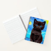 Carnet Van Gogh Starry Night Black Cat (Intérieur)