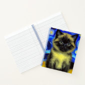 Carnet Van Gogh Starry Nuit Siamese Cat (Intérieur)