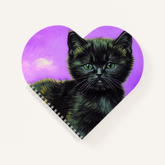 Carnet Van Gogh Style Cat (Devant)