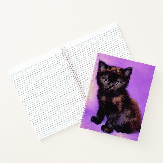 Carnet Van Gogh Style Chat pourpre (Intérieur)