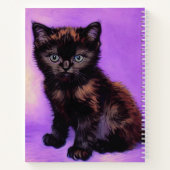 Carnet Van Gogh Style Chat pourpre (Dos)