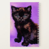 Carnet Van Gogh Style Chat pourpre (Verso)