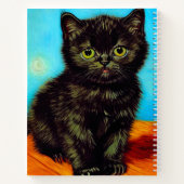 Carnet Van Gogh Style Pouting Kitten (Dos)