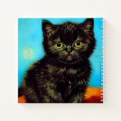 Carnet Van Gogh Style Pouting Kitten (Dos)