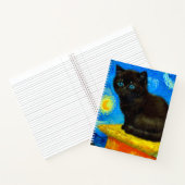 Carnet Van Gogh Style Starry Night Cat (Intérieur)