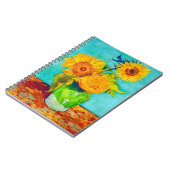 Carnet Van Gogh Sunflowers  (Côté gauche)