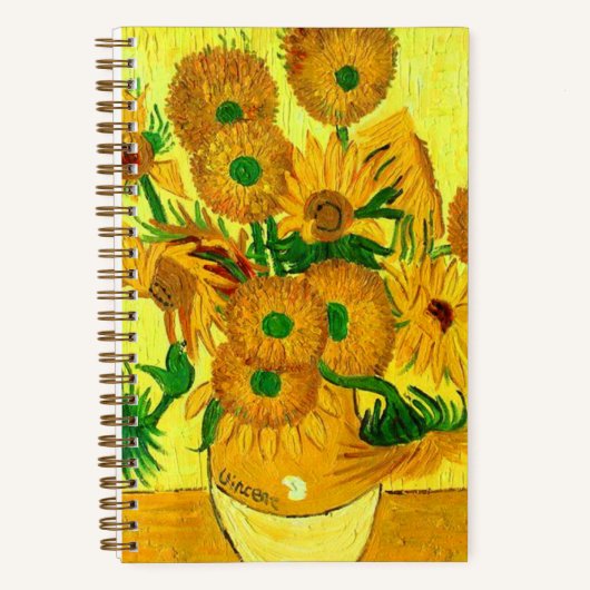 Carnet Van Gogh Sunflowers (Recto)
