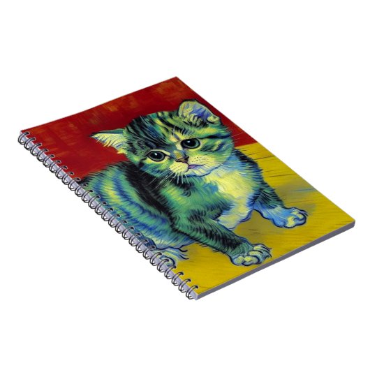 Carnet Van Gogh Tabby Cat (Côté Droit)
