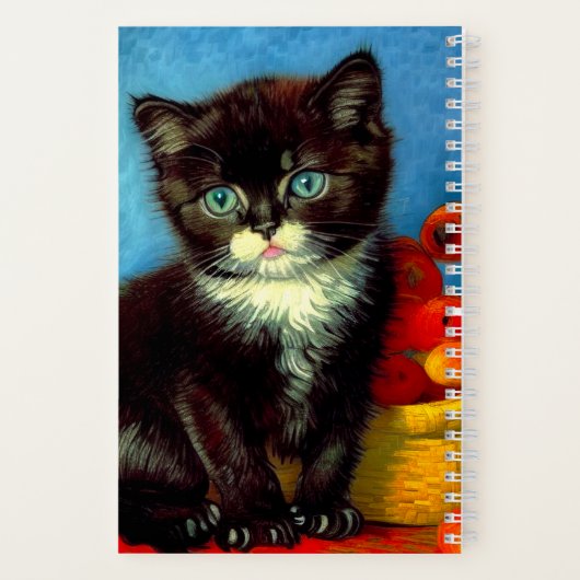 Carnet Van Gogh Tuxedo Cat (Verso)