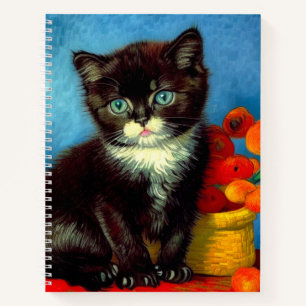 Carnet Van Gogh Tuxedo Cat