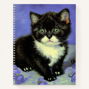 Carnet Van Gogh Tuxedo Kitten