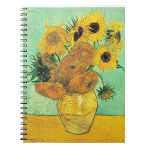 Carnet Van Gogh - Vase avec 12 Tournesols