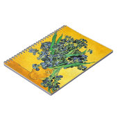 Carnet Van Gogh - Vase avec iris Fond jaune (Côté gauche)