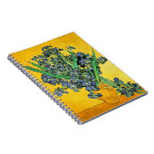 Carnet Van Gogh - Vase avec Irises Arrière - plan jaune (Côté Droit)