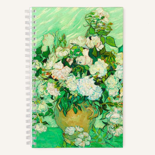 Carnet Van Gogh White Roses (Recto)