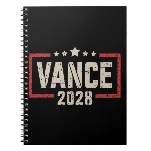Carnet Vance 2028 Président de la campagne électorale Dra (Devant)