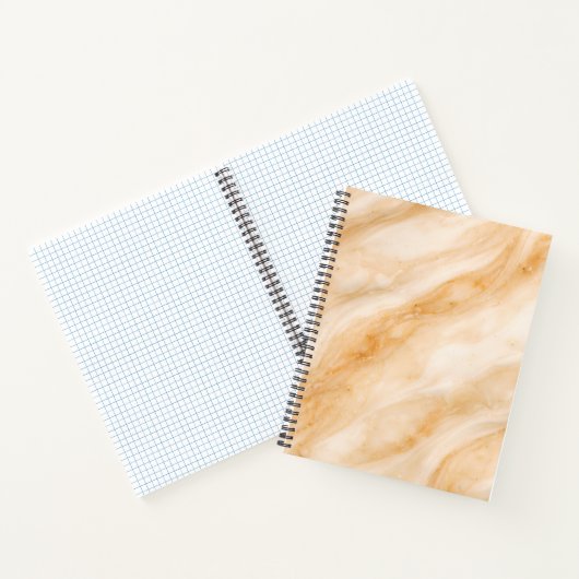 Carnet Vanilla Milkshake Marble Texture (Intérieur)