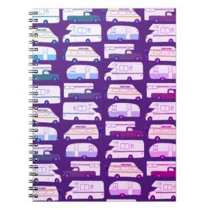 Carnet Vanlife Camping Camper RV Motif de remorque