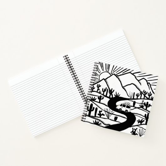 Carnet VANLIFE Desert Mountains Road Triage (Intérieur)