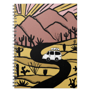 Carnet Vanlife Desert Road Trip Camping