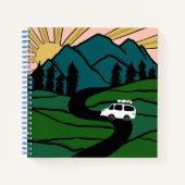 Carnet VANLIFE Explorez Road Trip Adventure (Devant)