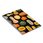 Carnet Variétés citrouilles, illustration transparente de (Côté Droit)