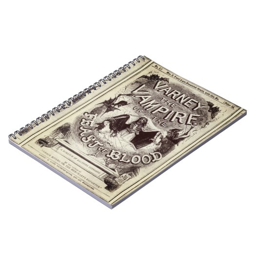 Carnet Varney le vampire (couverture de publication) (Côté gauche)