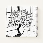 Carnet Vase à fleurs (Dos)
