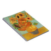 Carnet Vase avec douze tournesols par Vincent van Gogh (Côté Droit)