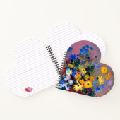 Carnet Vase blanc avec fleurs Odilon Redon (Intérieur)