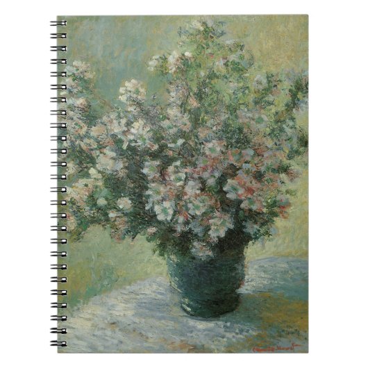 Carnet Vase de fleurs par Claude Monet (Devant)