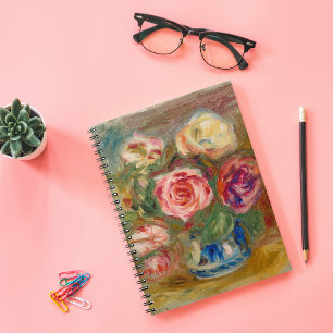 Carnet Vase de Rose   Renoir