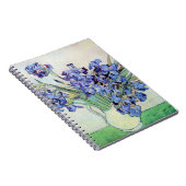 Carnet Vase Still Life avec Irises par Vincent van Gogh (Côté Droit)