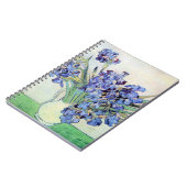 Carnet Vase Still Life avec Irises par Vincent van Gogh (Côté gauche)
