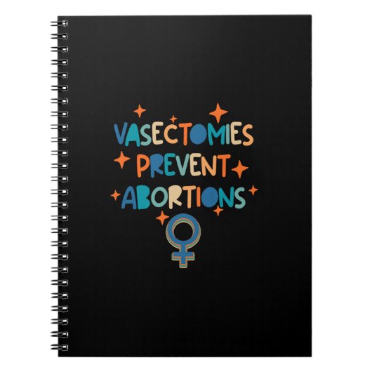 Carnet Vasectomies Empêcher l'avortement (Devant)