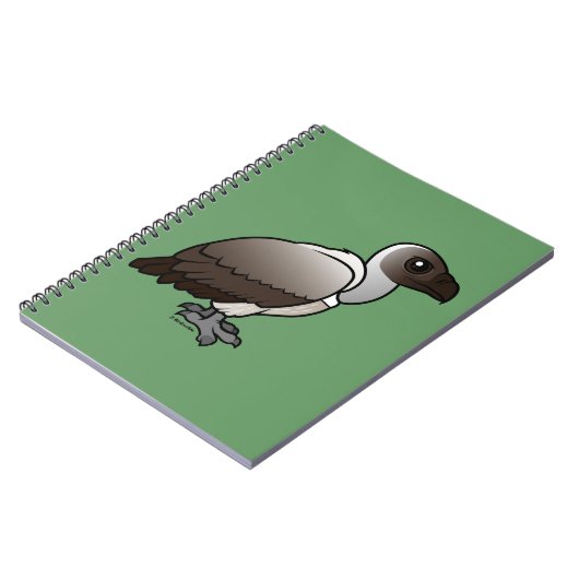 Carnet Vautour à dos blanc (Côté gauche)