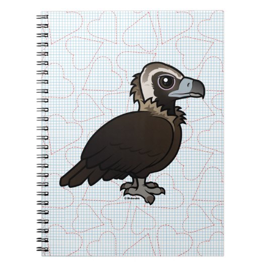 Carnet Vautour Cinereous de Birdorable (Devant)