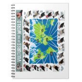 Carnet Vautours de la carte du monde (Devant)