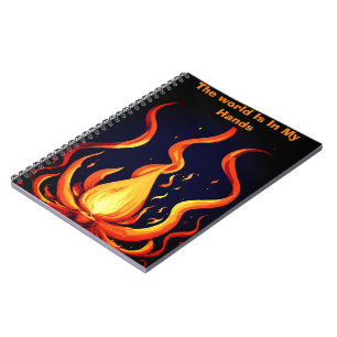 Carnet Vecteur de flamme surréaliste Art-4K Render pour -
