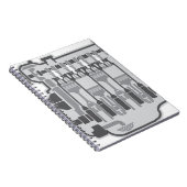Carnet vecteur de moteur de 4 cylindres (Côté Droit)