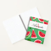 Carnet Vector Green Watermelon Premier Motif Monogramme (Intérieur)
