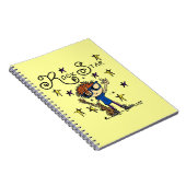 Carnet Vedette du rock rousse de garçon (Côté Droit)