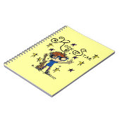 Carnet Vedette du rock rousse de garçon (Côté gauche)