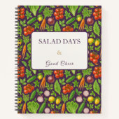 Carnet Vegetable Garden Notebook — Devine Plum (Devant)