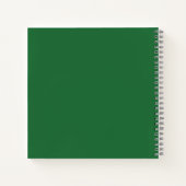 Carnet Vegetable pattern (Dos)