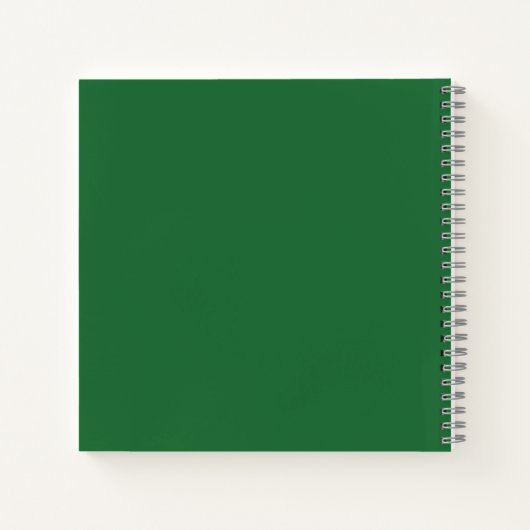 Carnet Vegetable pattern (Dos)