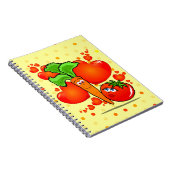 Carnet Vegetables in love, notebook (Côté Droit)